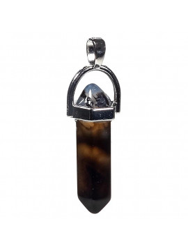 Pandantiv agat negru -- 4cm