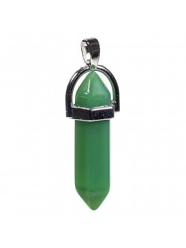 Pandantiv aventurină verde -- 4cm