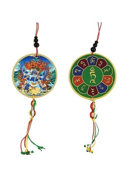 Pandantiv pentru mașină sau fereastră Vajra Kilaya & dorje -- 8x36 cm Pandantiv pentru mașină sau fereastră Vajra Kilaya & dorje -- 8x36 cm