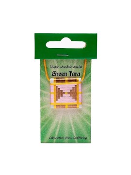 Pandantiv Mandala Talisman Tara Verde - 2.5x2.5 cm Pandantiv Mandala Talisman Tara Verde - 2.5x2.5 cm