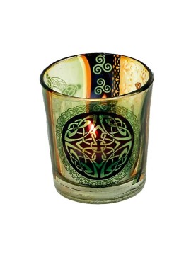 Suport pentru lumânări Nodul Celtic -- 6x5 cm