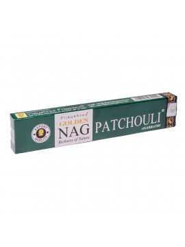 Tămâie Golden Nag Patchouli -- 15 g Tămâie Golden Nag Patchouli -- 15 g