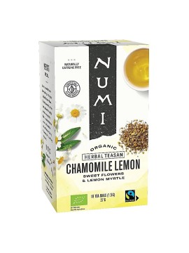 Ceaiul de plante bio Numi - Mușețel și lămâie -- 18x1.5g Ceaiul de plante bio Numi - Mușețel și lămâie -- 18x1.5g