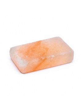 Săpun de sare de Himalaya și piatră de masaj dreptunghiulară -- ±200-250 g
