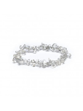 Brățară elastică cu chipsuri de cristal de stâncă -- ±0.7cm Brățară elastică cu chipsuri de cristal de stâncă -- ±0.7cm