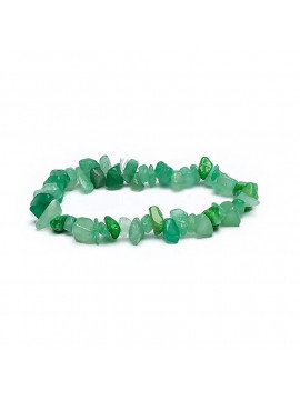 Brățară elastică cu chipsuri de aventurină verde -- ±0.7 cm Brățară elastică cu chipsuri de aventurină verde -- ±0.7 cm