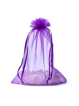 Gentuță din organza violet...