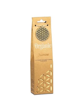 Conuri de tămâie Organic Goodness Jasmine + arzător -- 72 g Conuri de tămâie Organic Goodness Jasmine + arzător -- 72 g