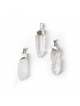 Pandantiv cristal de roca -- ± 4cm Pandantiv cristal de roca -- ± 4cm