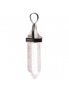 Pandantiv cristal de stâncă -- 4 cm