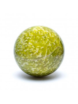 Sferă de serpentină galbenă -- 5cm