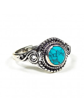 Inel cu turcoaz -- 1cm