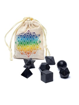Set de 7 piese de geometrie...