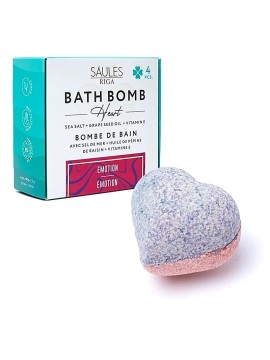 Bila  de baie efervescenta (inimă)-Emotion -- 90g Bila  de baie efervescenta (inimă)-Emotion -- 90g