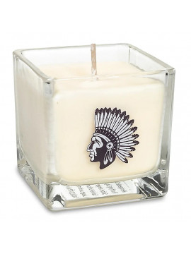 Lumânare parfumată din ceară de rapiță salvie albă -- ± 260g  6x6x6cm