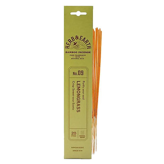 Tămâie Nippon Kodo Lemongrass Herb & Earth -- 8 g